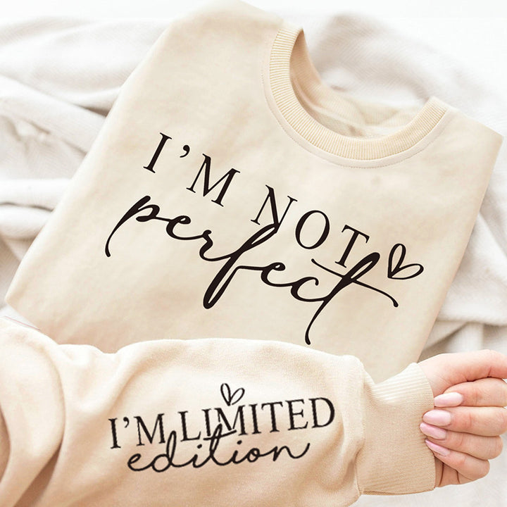 Sweat-shirt surdimensionné pour femmes avec impression et édition limitée Chic & Stil