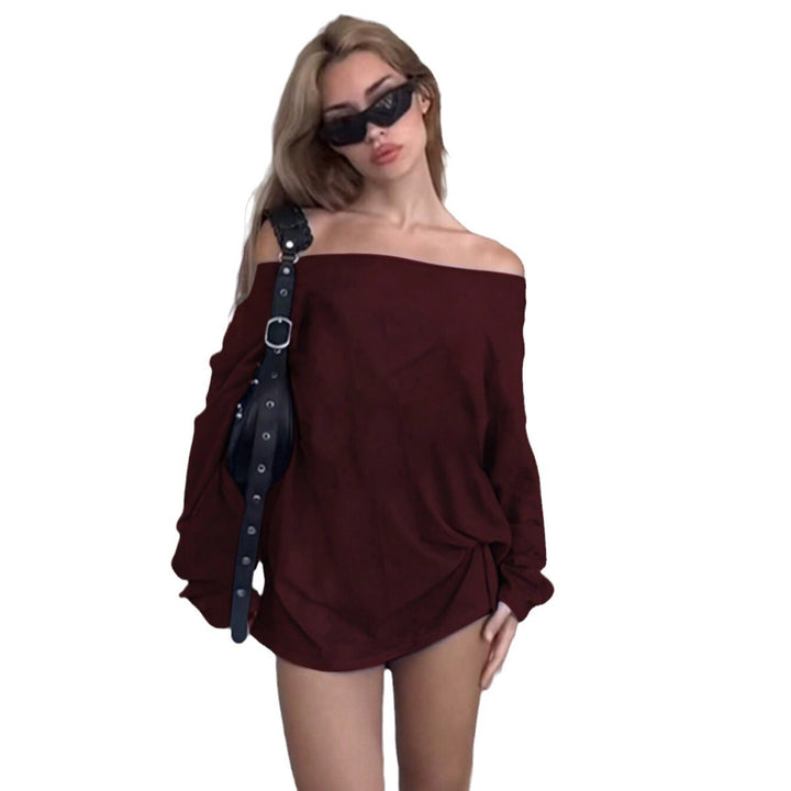 Blouse femme décolletée avec coupe ample et détail noeud Chic & Stil