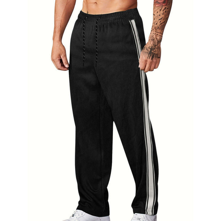 Men's sporty leisure pants with side stripes Lune London