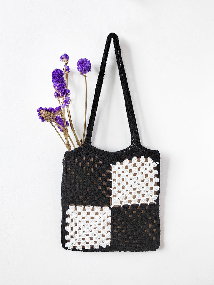 Women Eco-Friendly Crochet Shopping Bag Lune London
