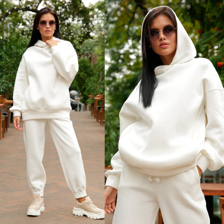 Ladies Casual Design Hoodie and Jogging Set with Lune London
