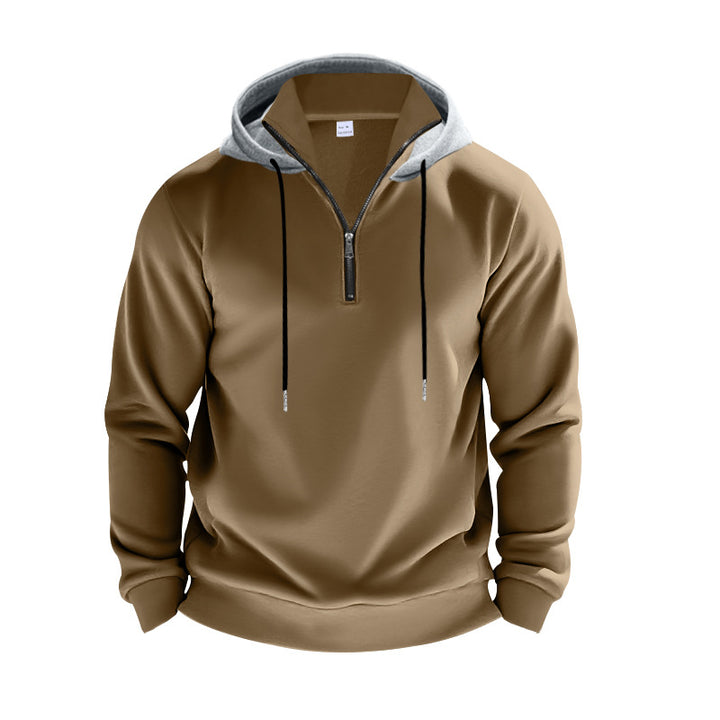 Men's hoodie with modern zipper and stylish cut Lune London
