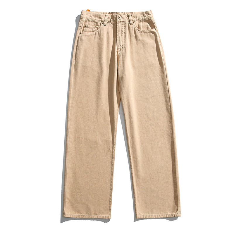 Women's jeans with high waist, straight leg and vintage wash Amarae