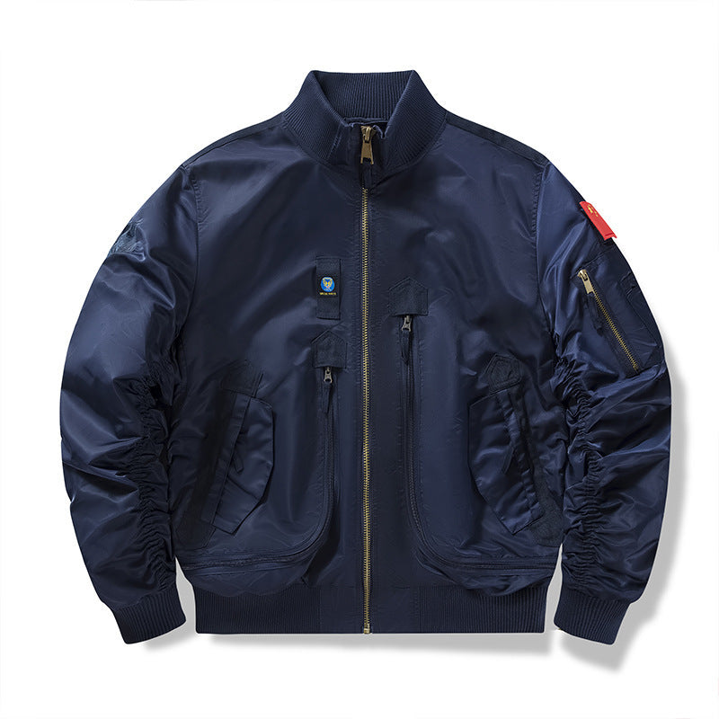 Amarae multifunctional technical bomber jacket for men