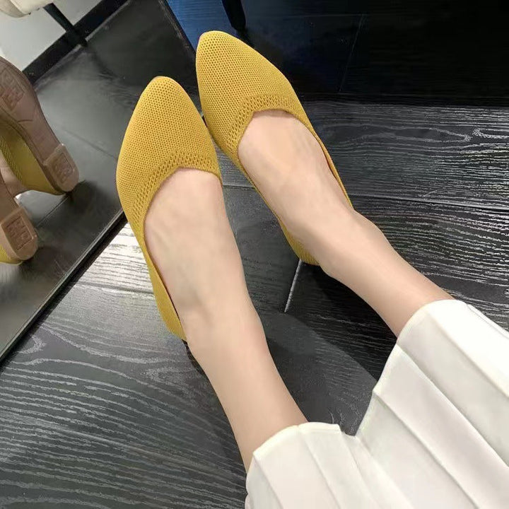 Women's Elegant and Breathable Ballet Flats with Flexible Footbed Lune London