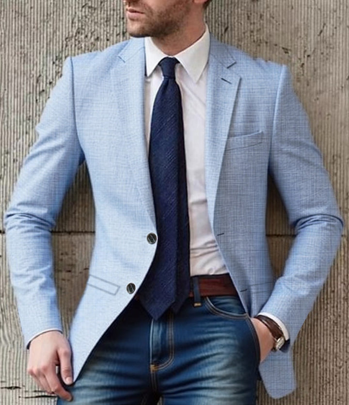 Business blazer for men tailored with a fine texture and elegant details Lune London