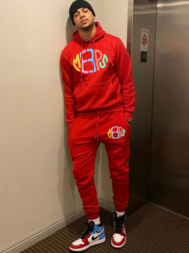 Women's hoodie and jogger set with striking inscription Amarae