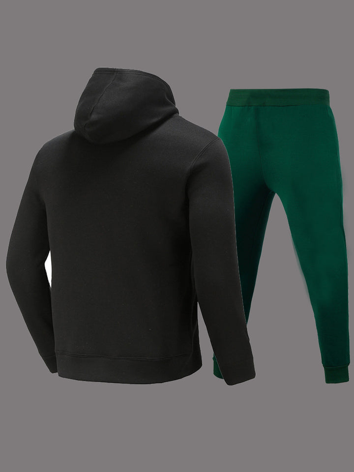 Men's hoodie and jogger set with avant-garde graphic design and comfortable fit Lune London