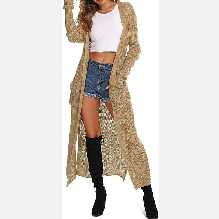 Ladies Chic and Stylish Long Knitted Cardigan
