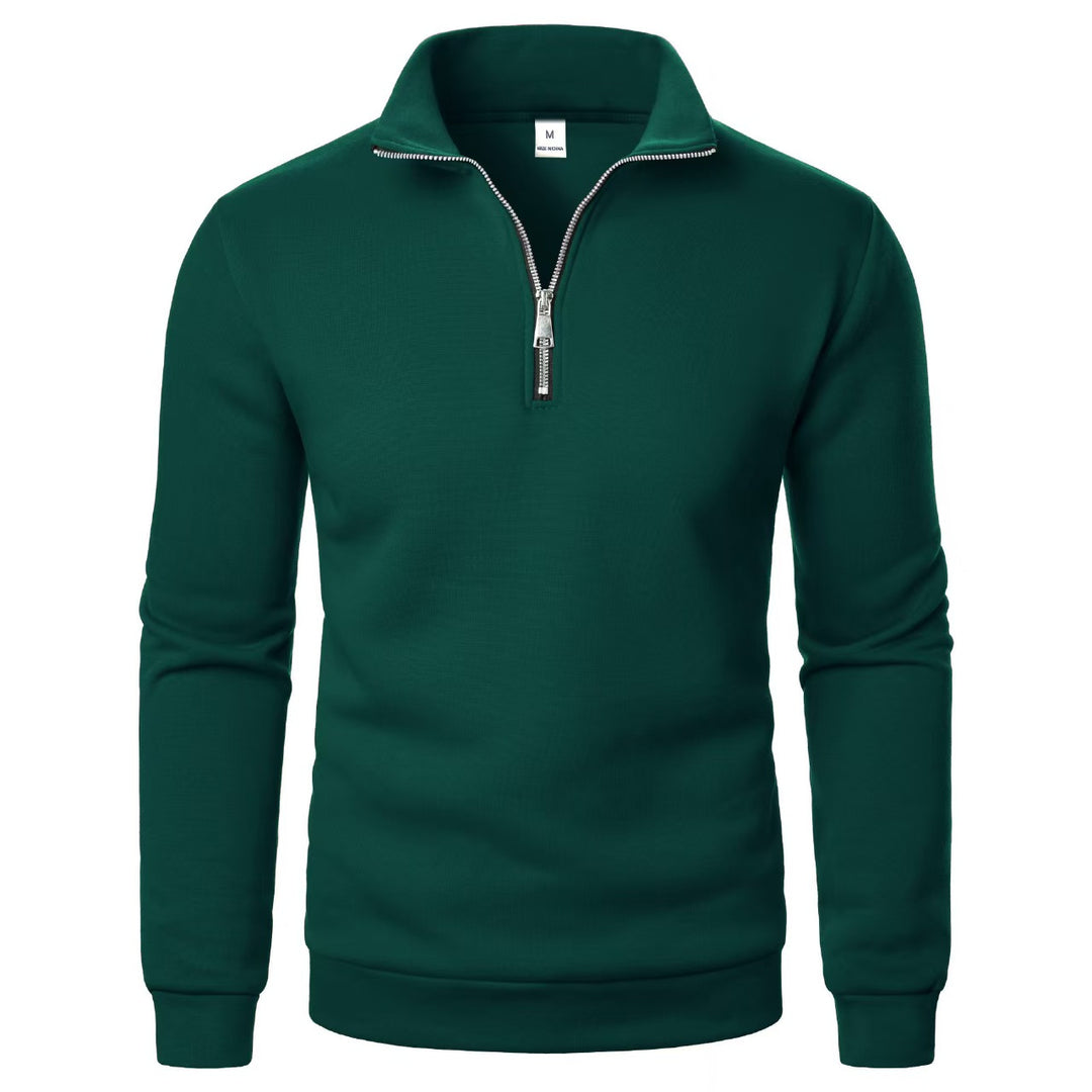 Men's sweatshirt with zipper and modern stand-up collar Chic & Stil