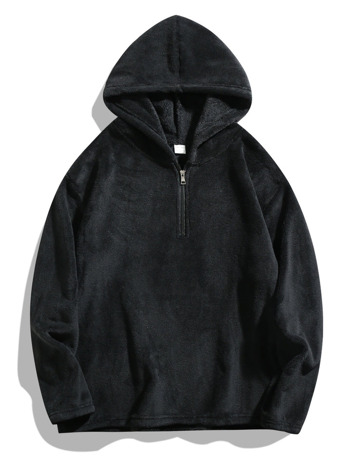 Ladies micro-fleece hooded sweatshirt Lune London