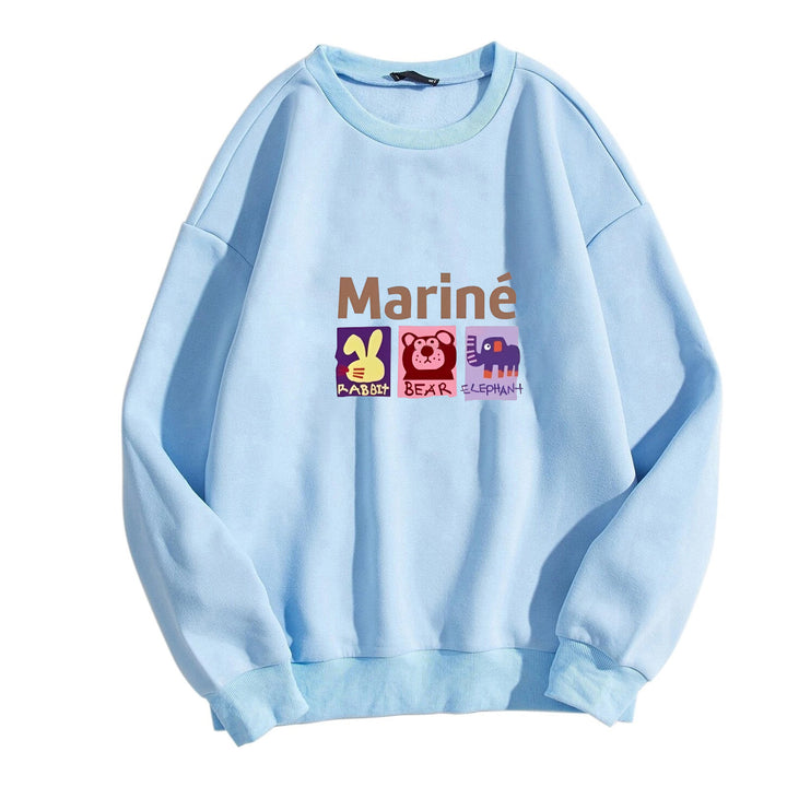 Women's cozy sweatshirt with animal motifs Chic & Stil