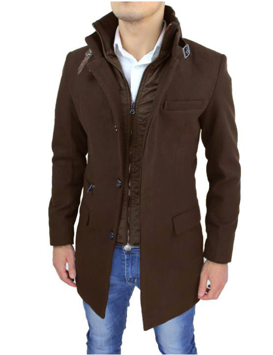 Fashionable warm jacket for men with innovative inner lining Lune London