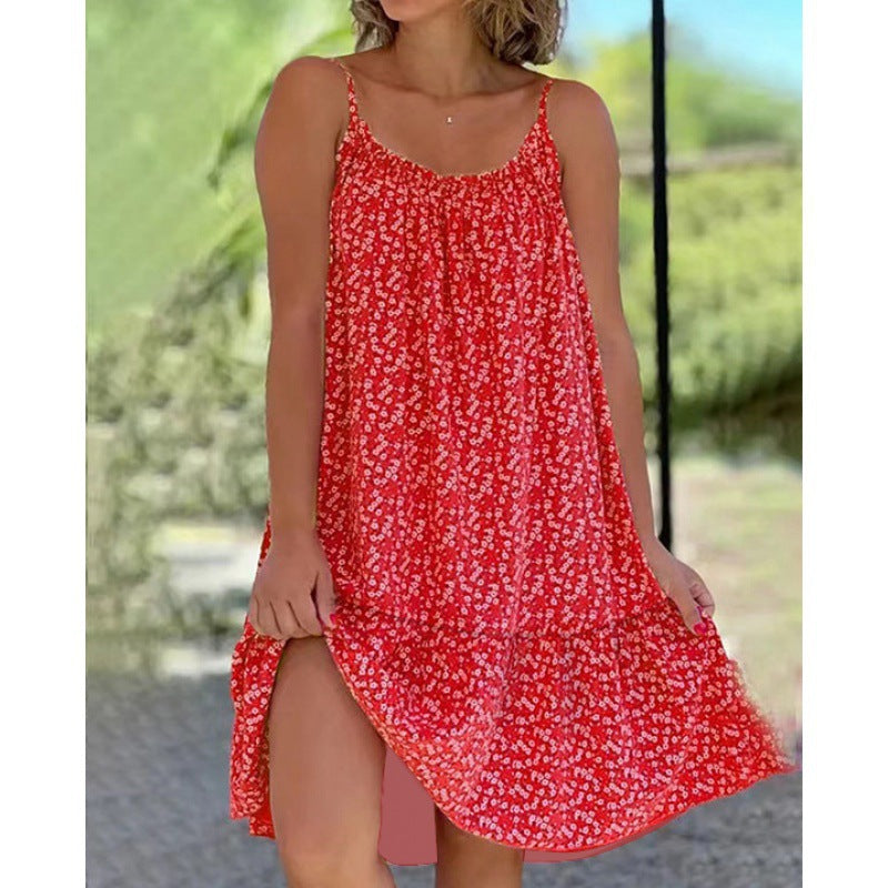 Women Swing Dress Floral Print Lune London