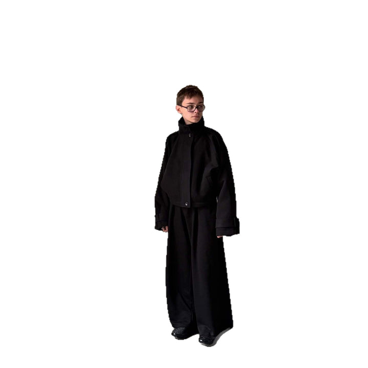 Veste en laine surdimensionnée à la mode pour femmes Chic & Stil