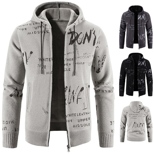 Fashionable men's hoodie with creative print Amarae