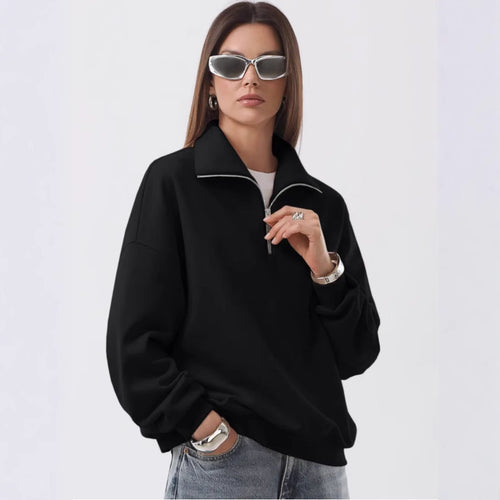 Women’s comfortable stand-up collar sweater Amarae