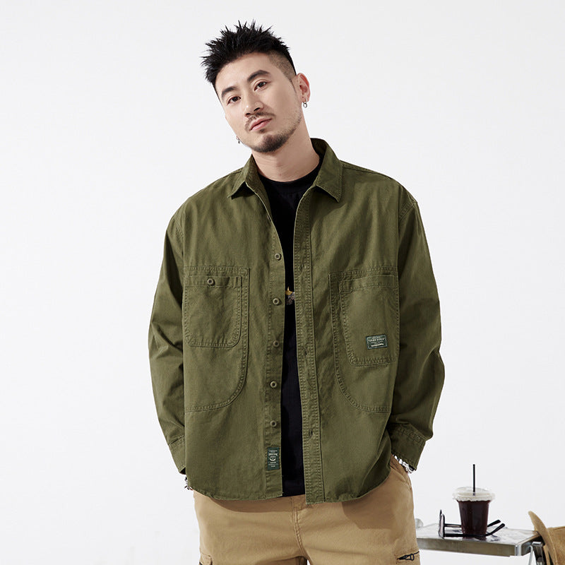 Utility shirt for men with practical pockets Lune London