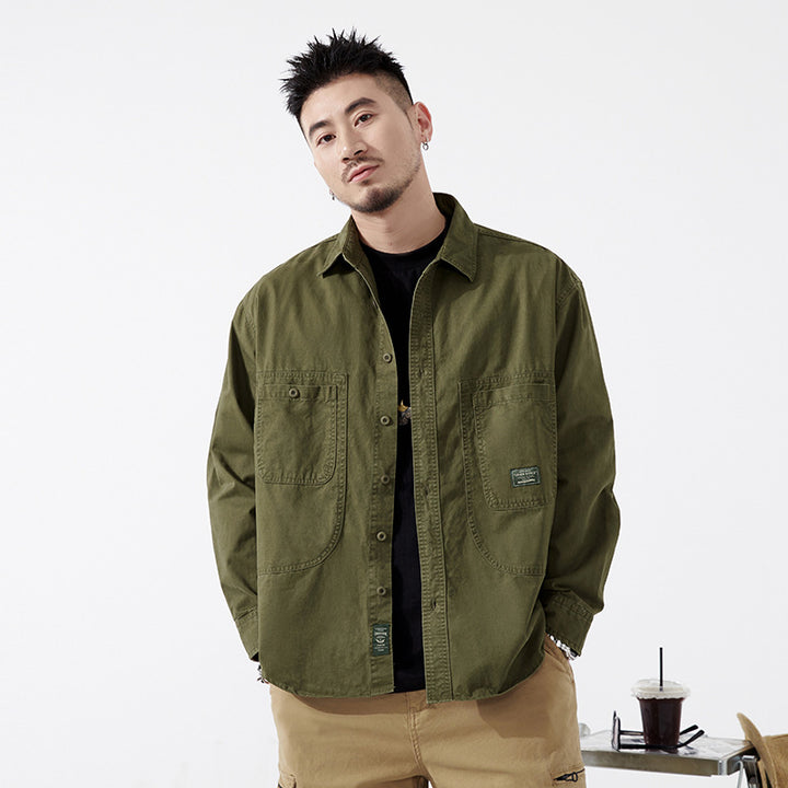 Utility shirt for men with practical pockets Lune London