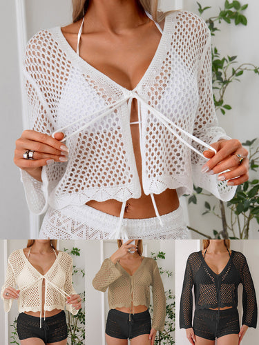 Amarae Crochet Beach Cover-Up Set for Women