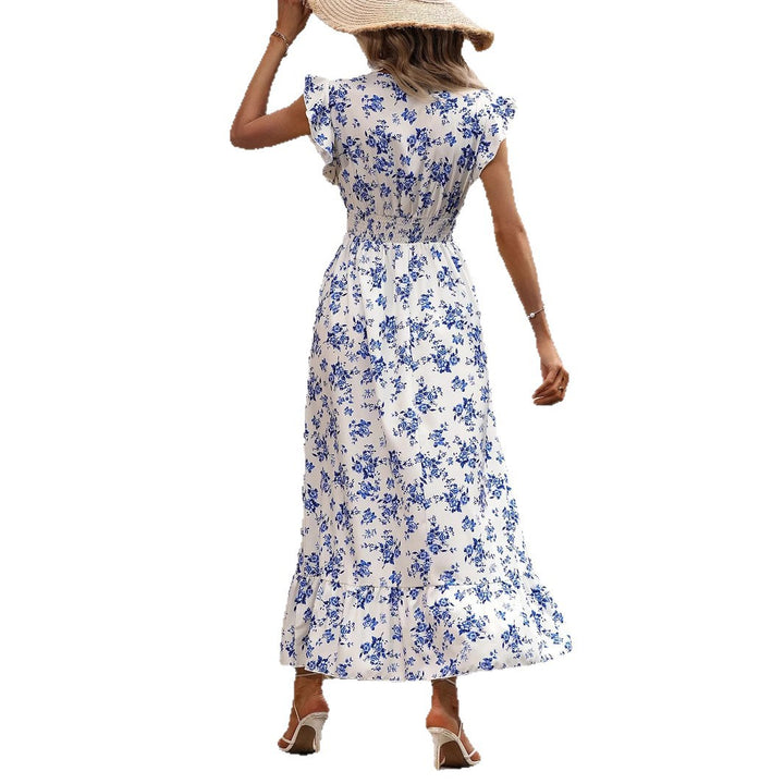 Lune London Women's Midi Dress with Floral Embellishment