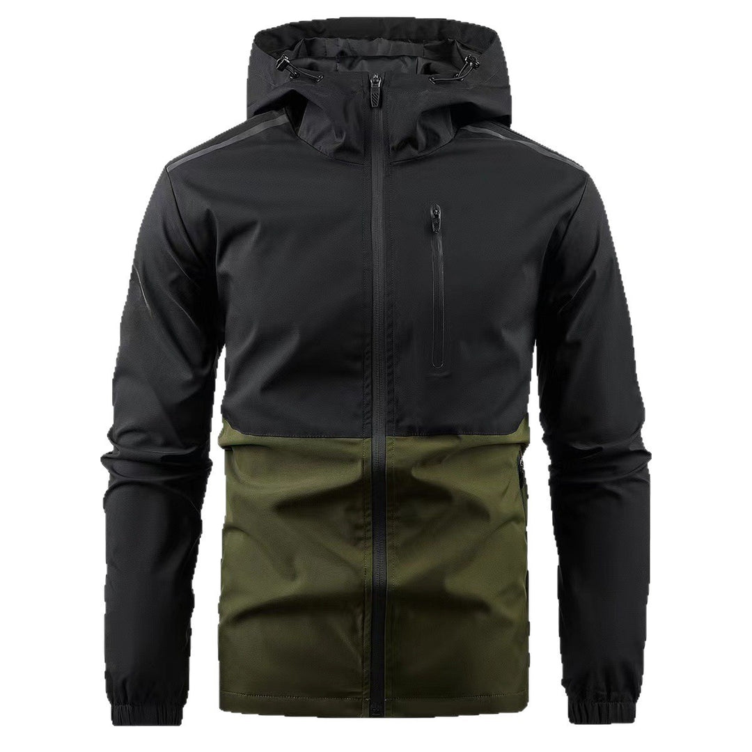 Breathable functional jacket for men with hood Lune London