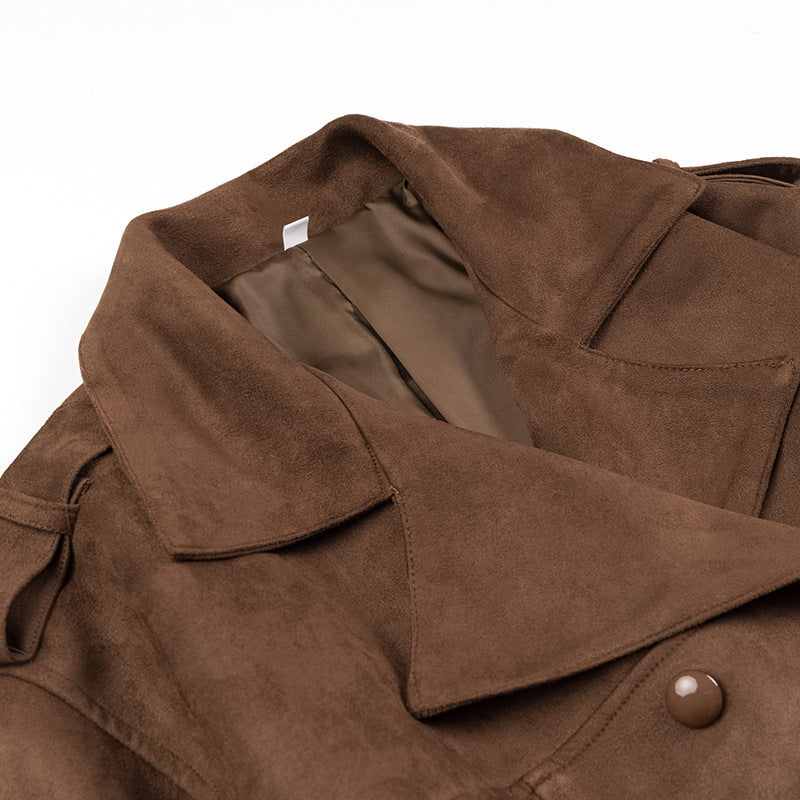 Fashionable trench coat for women with adjustable belt and chic oversized cut Lune London