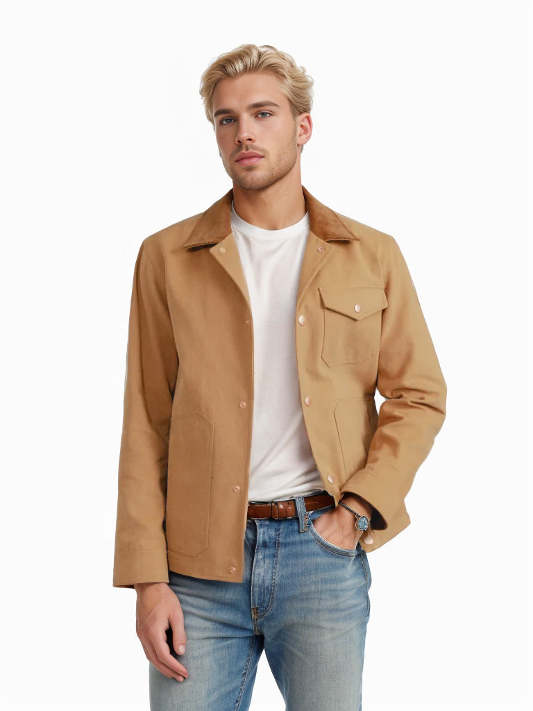 Timeless jacket for men with textured design Amarae