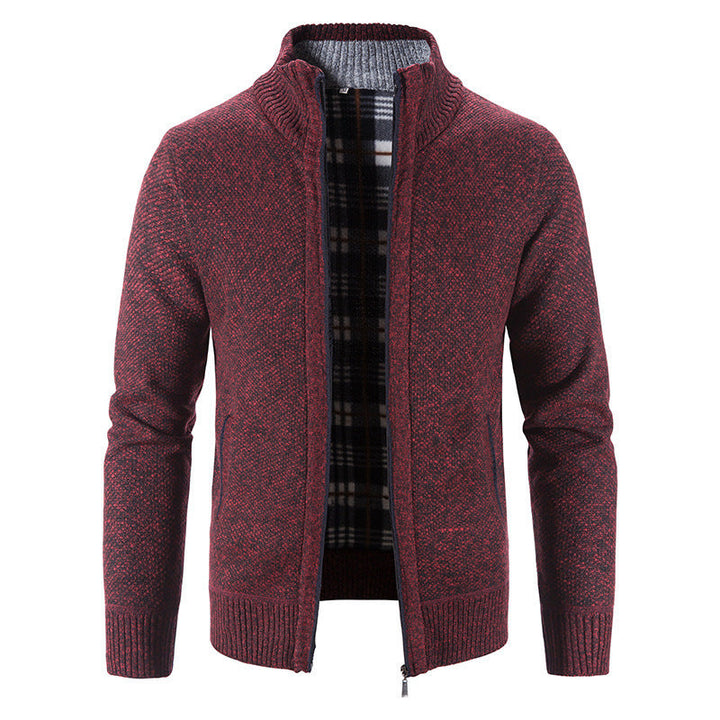 Men's Cardigan with Innovative Heat-Insulating Inner Lining Lune London