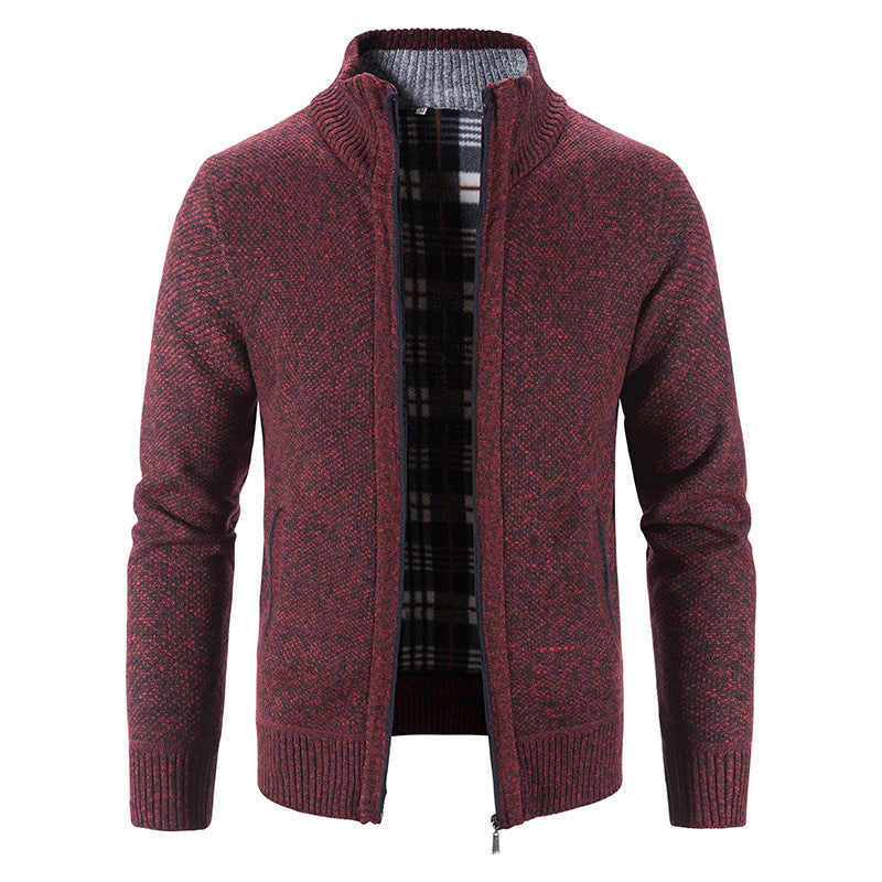 Men's Cardigan with Innovative Thermal Insulating Inner Lining Lune London