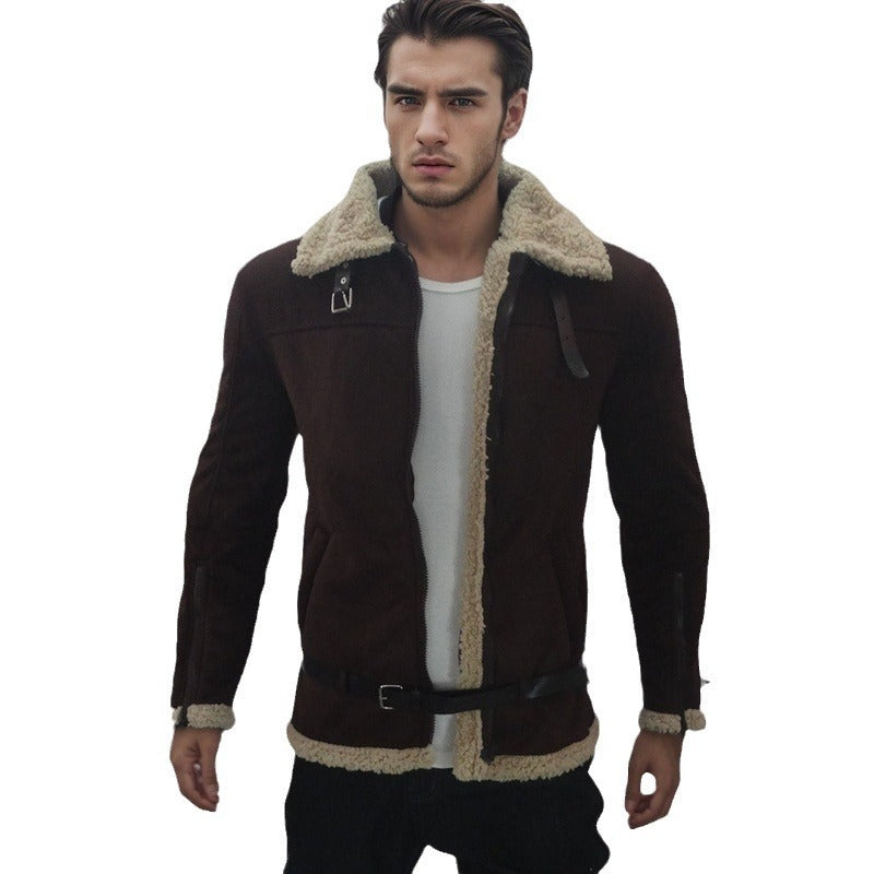 Luxurious sheepskin jacket for men Amarae