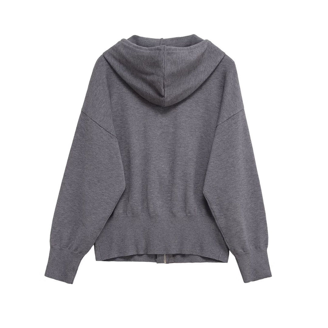 Casual zip-up hooded jacket for women Lune London