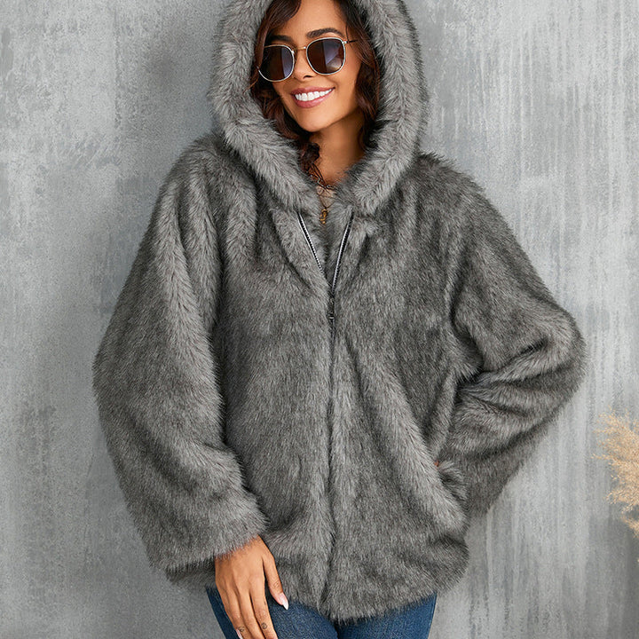 Ladies Cozy Hoodie Jacket Lune London