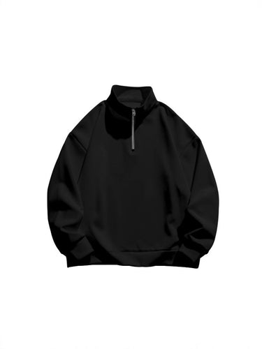 Women's sweatshirt with high collar and zipper Amarae