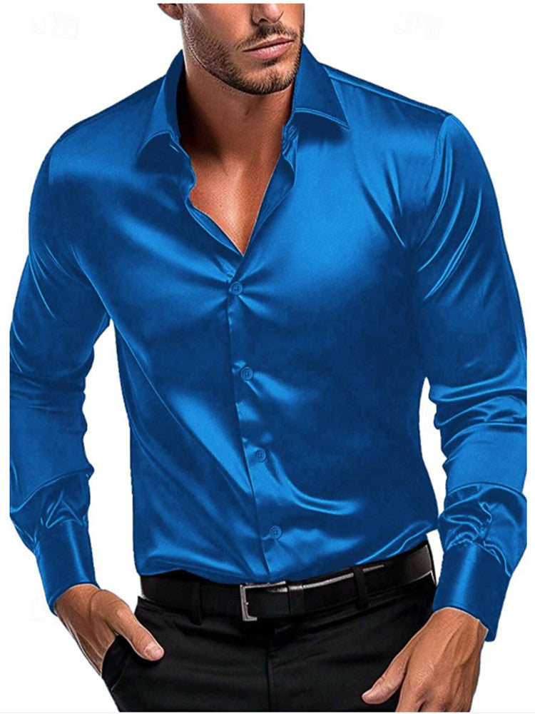 Men's Elegant and Timeless Silk Shirt Lune London