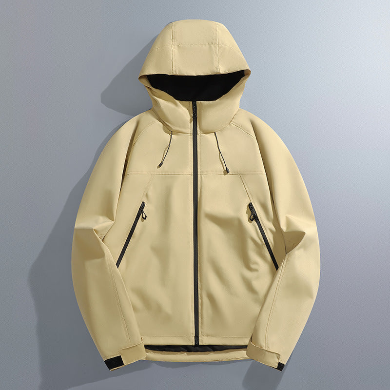 Men's waterproof outdoor jacket with adjustable hood Amarae