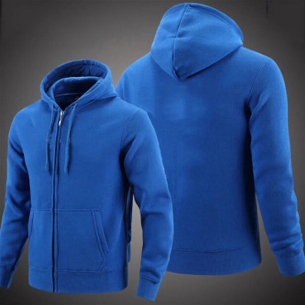 Hooded jacket for women with full zip and soft cotton blend Lune London