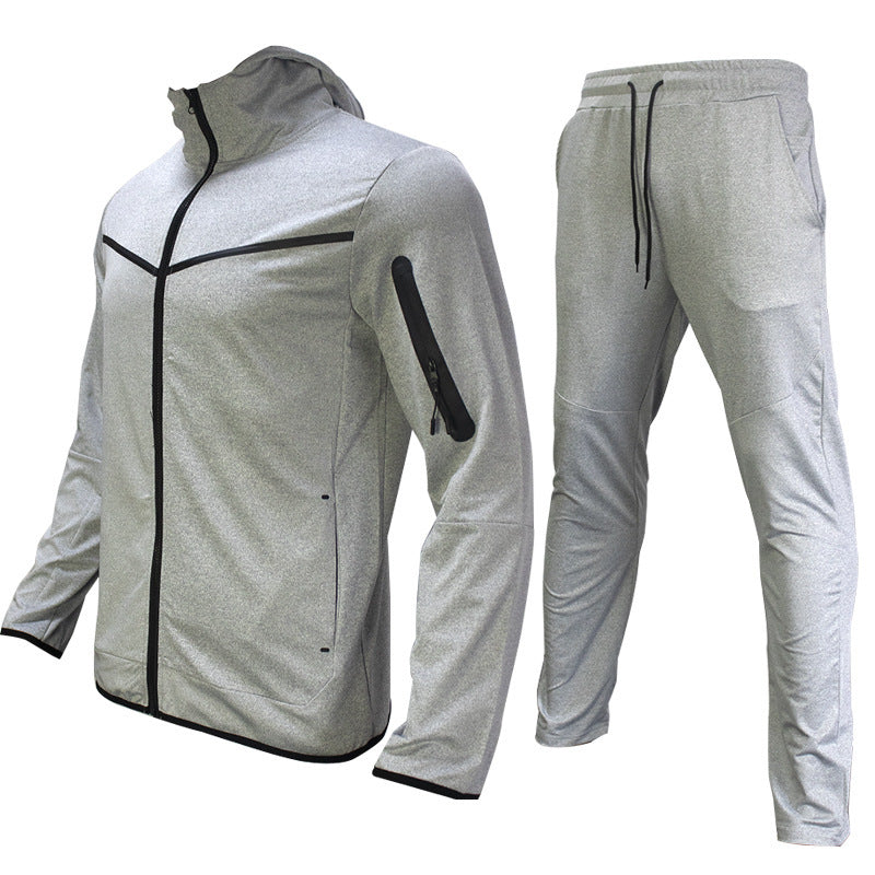 Men's sports tracksuit set with breathable materials and practical zip pockets Lune London