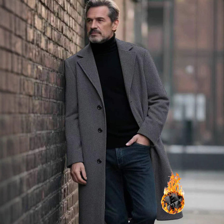 Elegant wool coat for men Lune London