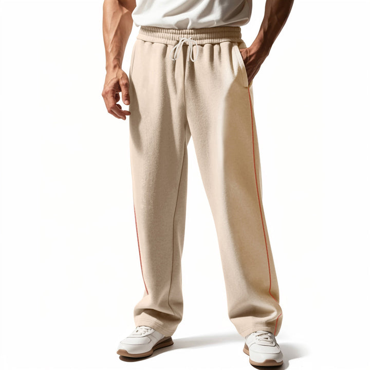 Men's Comfortable Jogging Pants with Zipper and Side Pockets Lune London