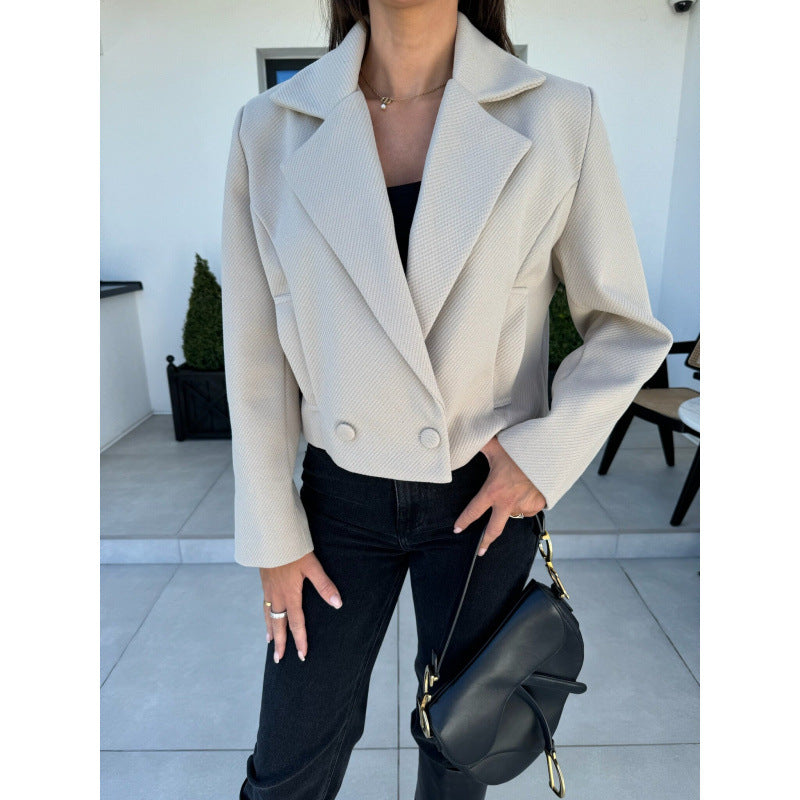 Veste blazer sur mesure pour femmes avec motif carreau moderne Chic & Stil