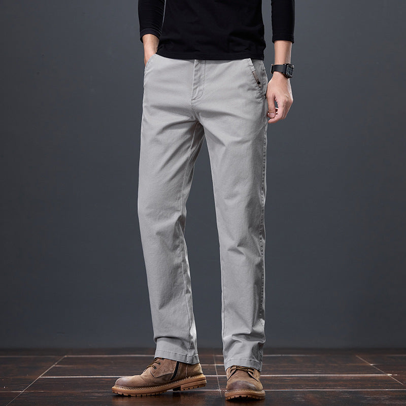 Comfortable chino pants for men with elastic waistband and practical pockets Lune London