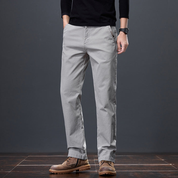Comfortable chino pants for men with elastic waistband and practical pockets Lune London