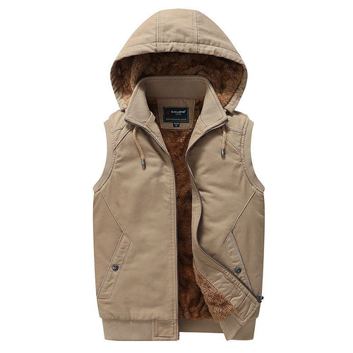 Men's down jacket with hood and soft lining Amarae
