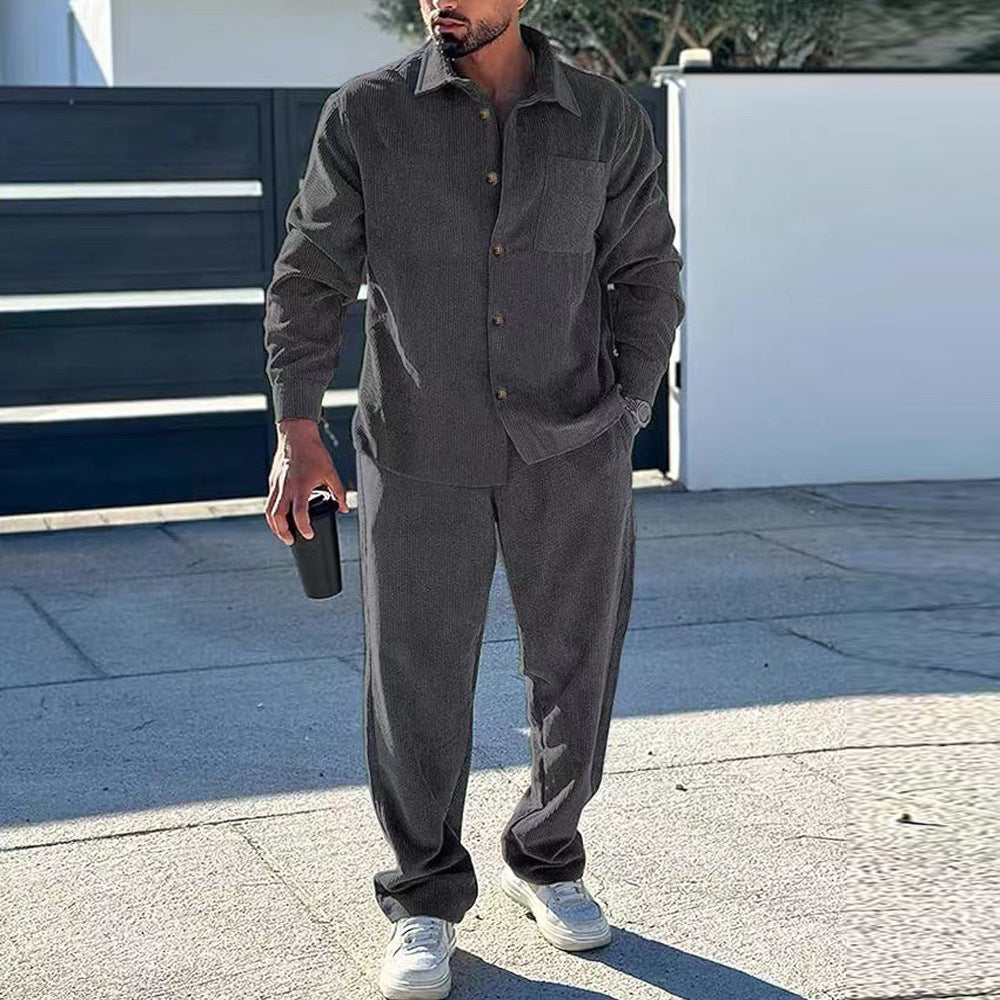 Men's leisure set with innovative fabric and practical pockets Amarae