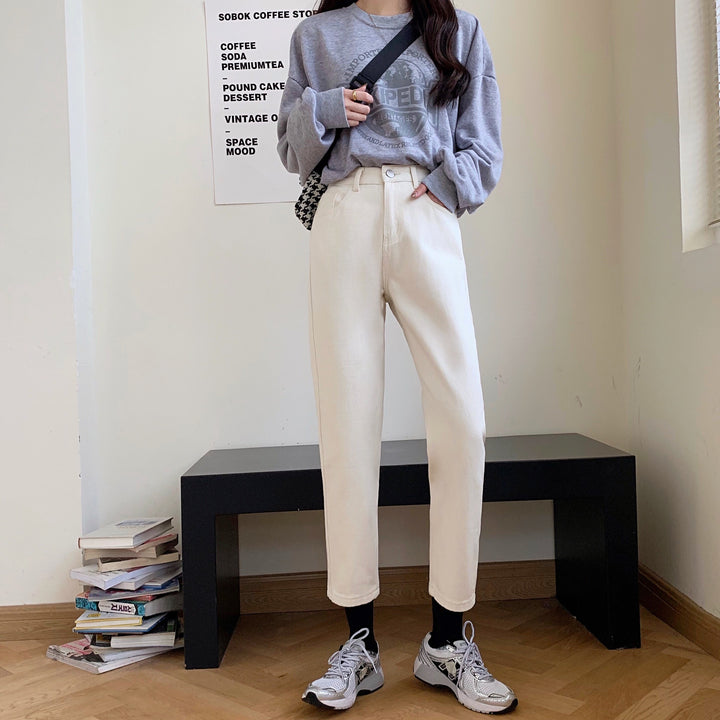 Pantalons chino taille haute pour femmes Chic & Stil