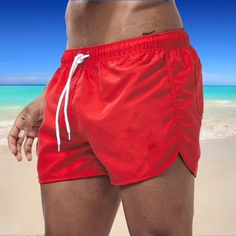 Men's swim shorts made of quick-drying material with an elastic waistband Lune London