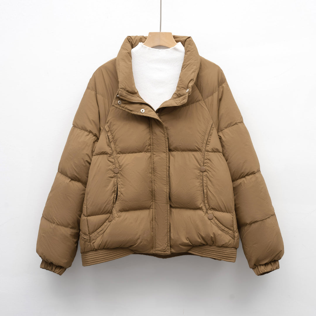 Ladies Thief Down Jacket with modern collar and practical pockets Amarae