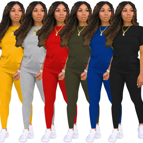 Women's sports set with T-shirt and leggings Amarae