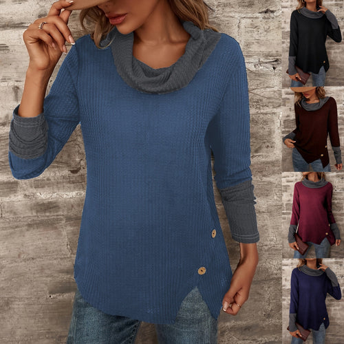 Sweater women with trendy collar Amarae